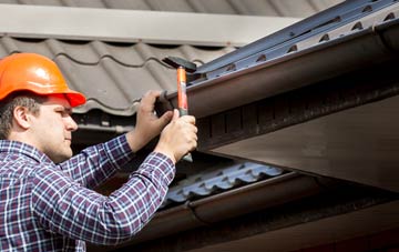 gutter repair Quarmby, West Yorkshire